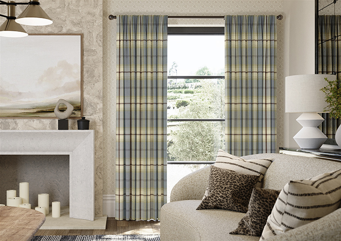 Highland, Duckegg - Made to Measure Curtains - Image 3